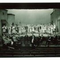 Full company and orchestra from Cavalleria rusticana by Mascagni, The University of Iowa, April 1938
