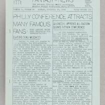 Fantasy-News, v. 5, issue 20, whole no. 125, November 10, 1940