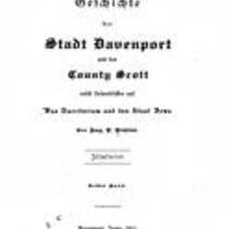 Geschichte der stadt Davenport und der County Scott: nebst seitenblicken auf das territorium und den staat Iowa, 1917