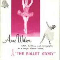 Anne Wilson, noted ballerina and choreographer in a unique lecture-recital