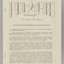 Polaris, Tribute to Paul Freehafer, 1944