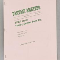 Fantasy Amateur, v. 3, issue 4, July 1945