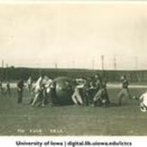 Push ball game, The University of Iowa, 1911