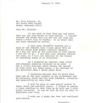 Nile Kinnick and Nile Kinnick, Sr. letters to William C. Stuart, 1941-1983